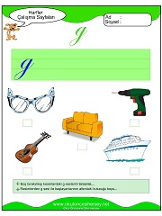 G Sesi Çalışma Sayfaları